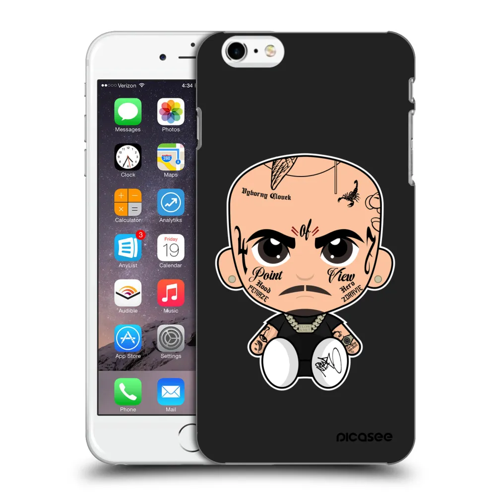 Picasee silikónový čierny obal pre Apple iPhone 6 Plus/6S Plus - Separ