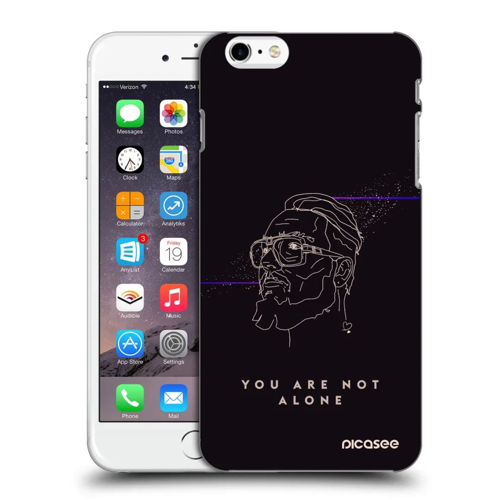 Silikónový prehľadný obal pre Apple iPhone 6 Plus/6S Plus - You are not alone