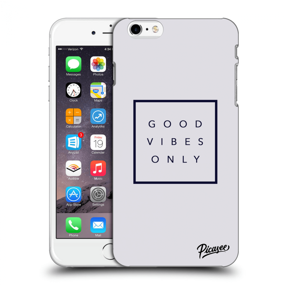 Picasee ULTIMATE CASE pro Apple iPhone 6 Plus/6S Plus - Good vibes only