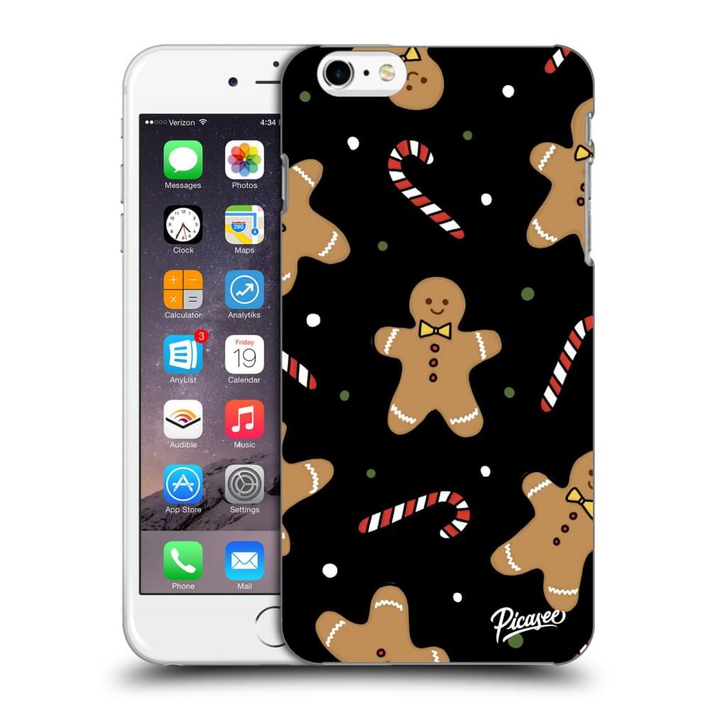 Picasee silikónový čierny obal pre Apple iPhone 6 Plus/6S Plus - Gingerbread