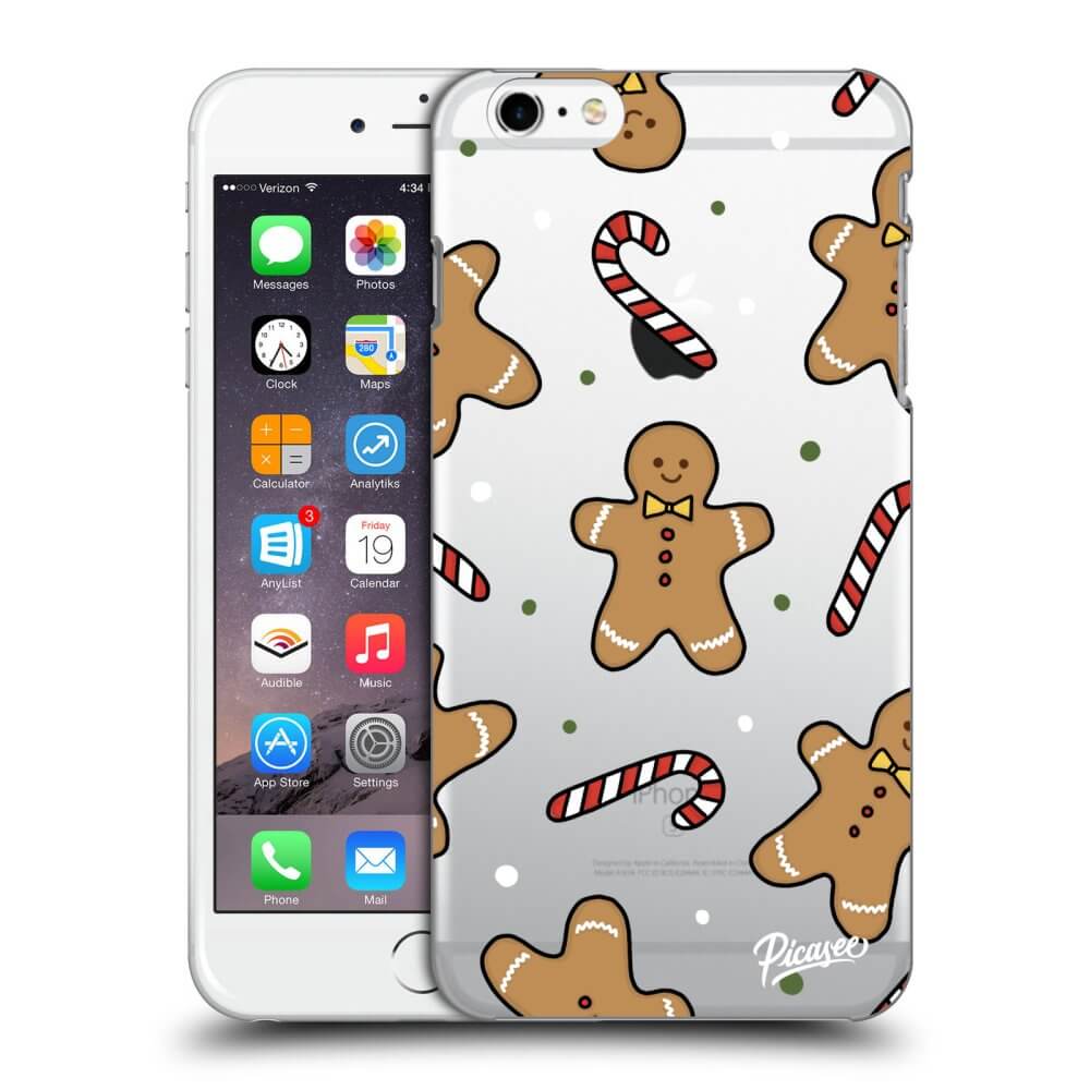 Picasee silikónový prehľadný obal pre Apple iPhone 6 Plus/6S Plus - Gingerbread