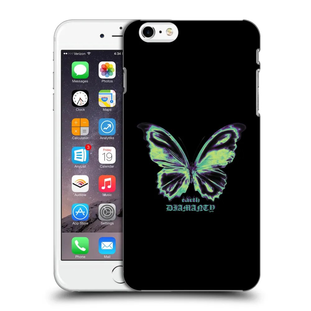 Silikónový prehľadný obal pre Apple iPhone 6 Plus/6S Plus - Diamanty Blue