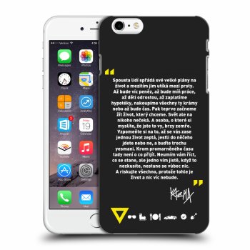 Picasee silikónový čierny obal pre Apple iPhone 6 Plus/6S Plus - Kazma - BUĎTE TROCHU YESMANI