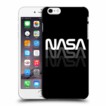 Picasee silikónový čierny obal pre Apple iPhone 6 Plus/6S Plus - NASA Triple