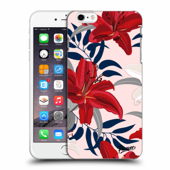 Obal pre Apple iPhone 6 Plus/6S Plus - Red Lily