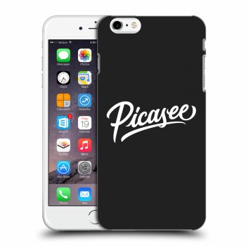 Picasee silikónový čierny obal pre Apple iPhone 6 Plus/6S Plus - Picasee - old logo - white