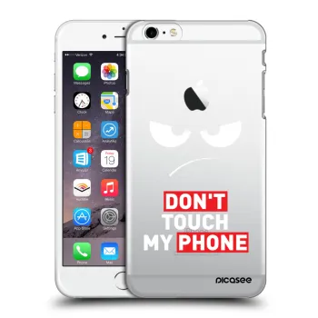 Picasee silikónový prehľadný obal pre Apple iPhone 6 Plus/6S Plus - Angry Eyes - Transparent