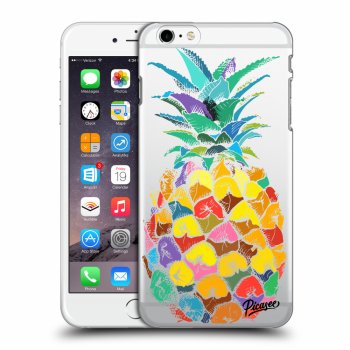 Picasee silikónový prehľadný obal pre Apple iPhone 6 Plus/6S Plus - Pineapple