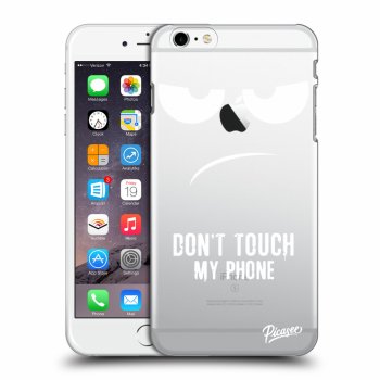 Picasee silikónový prehľadný obal pre Apple iPhone 6 Plus/6S Plus - Don't Touch My Phone