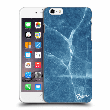 Picasee silikónový čierny obal pre Apple iPhone 6 Plus/6S Plus - Blue marble
