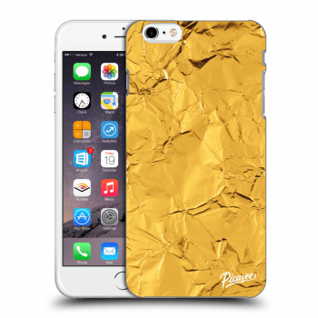 Picasee silikónový čierny obal pre Apple iPhone 6 Plus/6S Plus - Gold