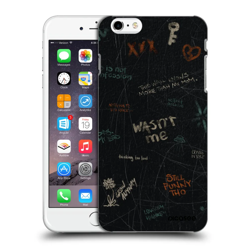 Silikónový prehľadný obal pre Apple iPhone 6 Plus/6S Plus - CONFESSION