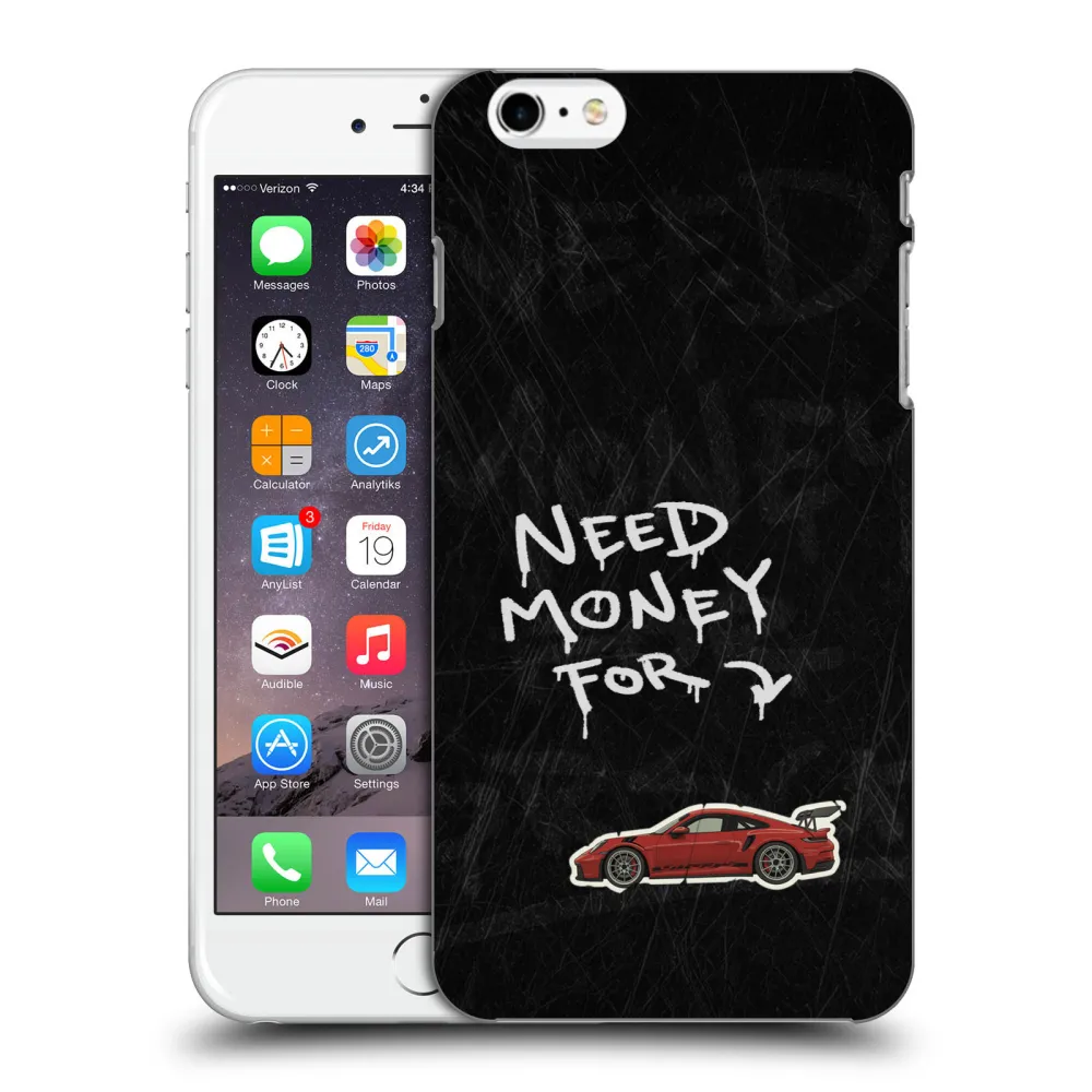 Silikónový prehľadný obal pre Apple iPhone 6 Plus/6S Plus - Track Mode