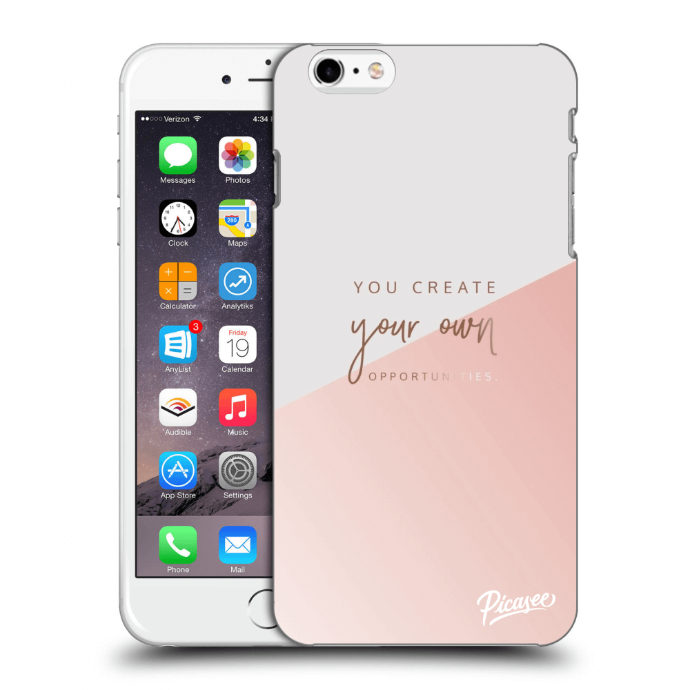Picasee silikónový prehľadný obal pre Apple iPhone 6 Plus/6S Plus - You create your own opportunities