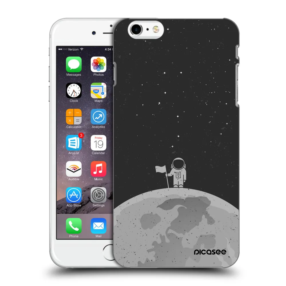 Silikónový prehľadný obal pre Apple iPhone 6 Plus/6S Plus - Astronaut