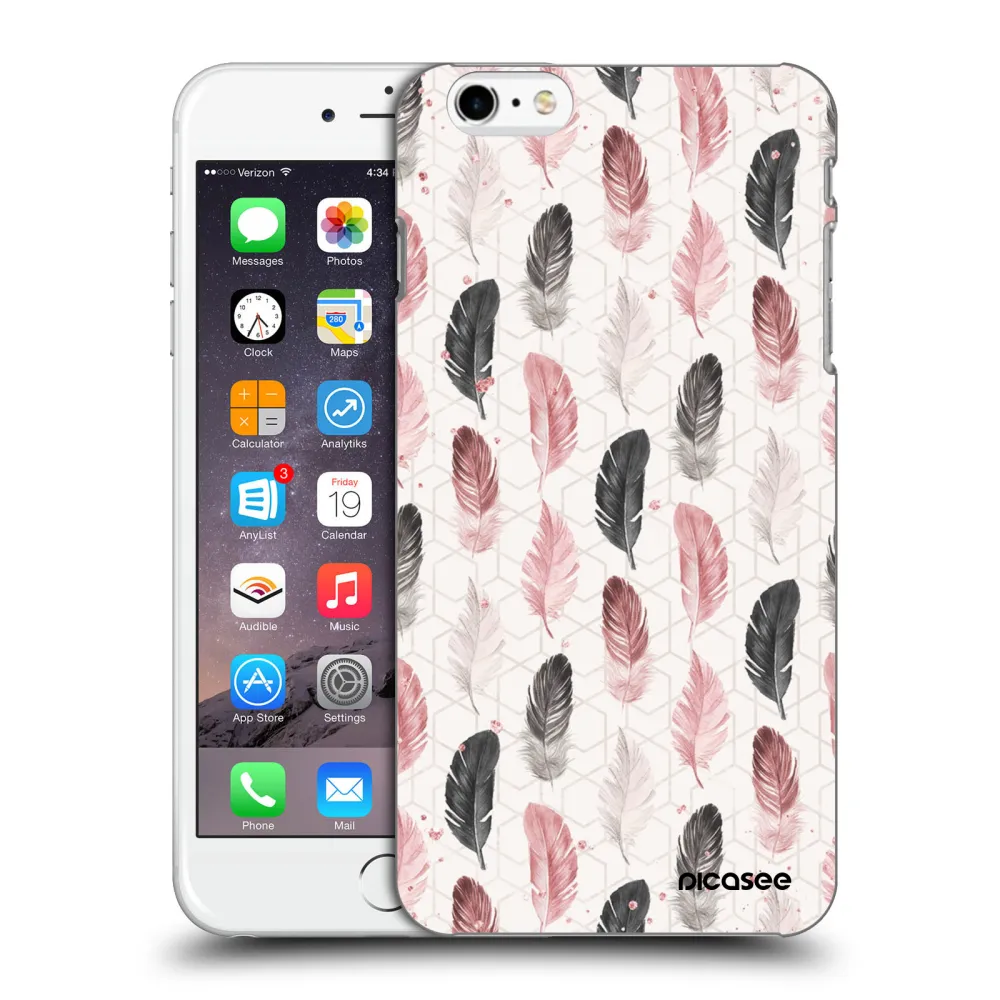 Silikónový prehľadný obal pre Apple iPhone 6 Plus/6S Plus - Pírka 2