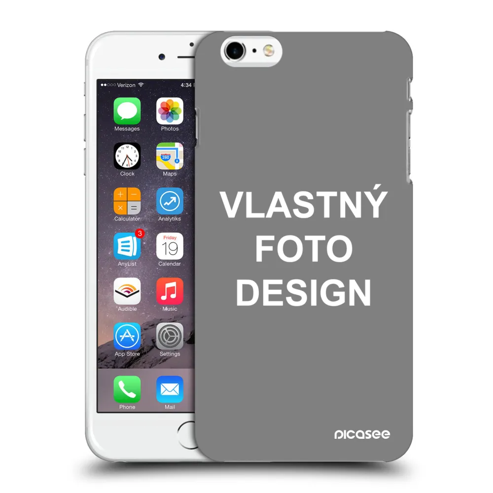 Silikónový prehľadný obal pre Apple iPhone 6 Plus/6S Plus - Vlastný fotka/motiv