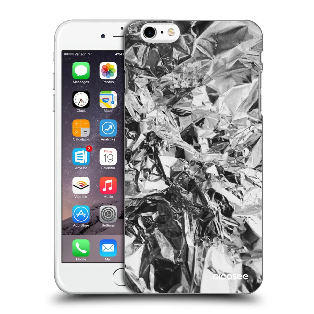 Silikónový prehľadný obal pre Apple iPhone 6 Plus/6S Plus - Chrome