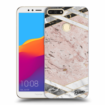 Picasee ULTIMATE CASE pro Honor 7A - Pink geometry