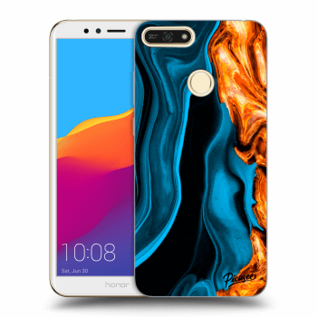 Picasee ULTIMATE CASE pro Honor 7A - Gold blue