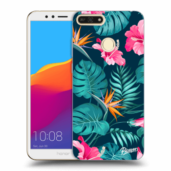 Obal pre Honor 7A - Pink Monstera
