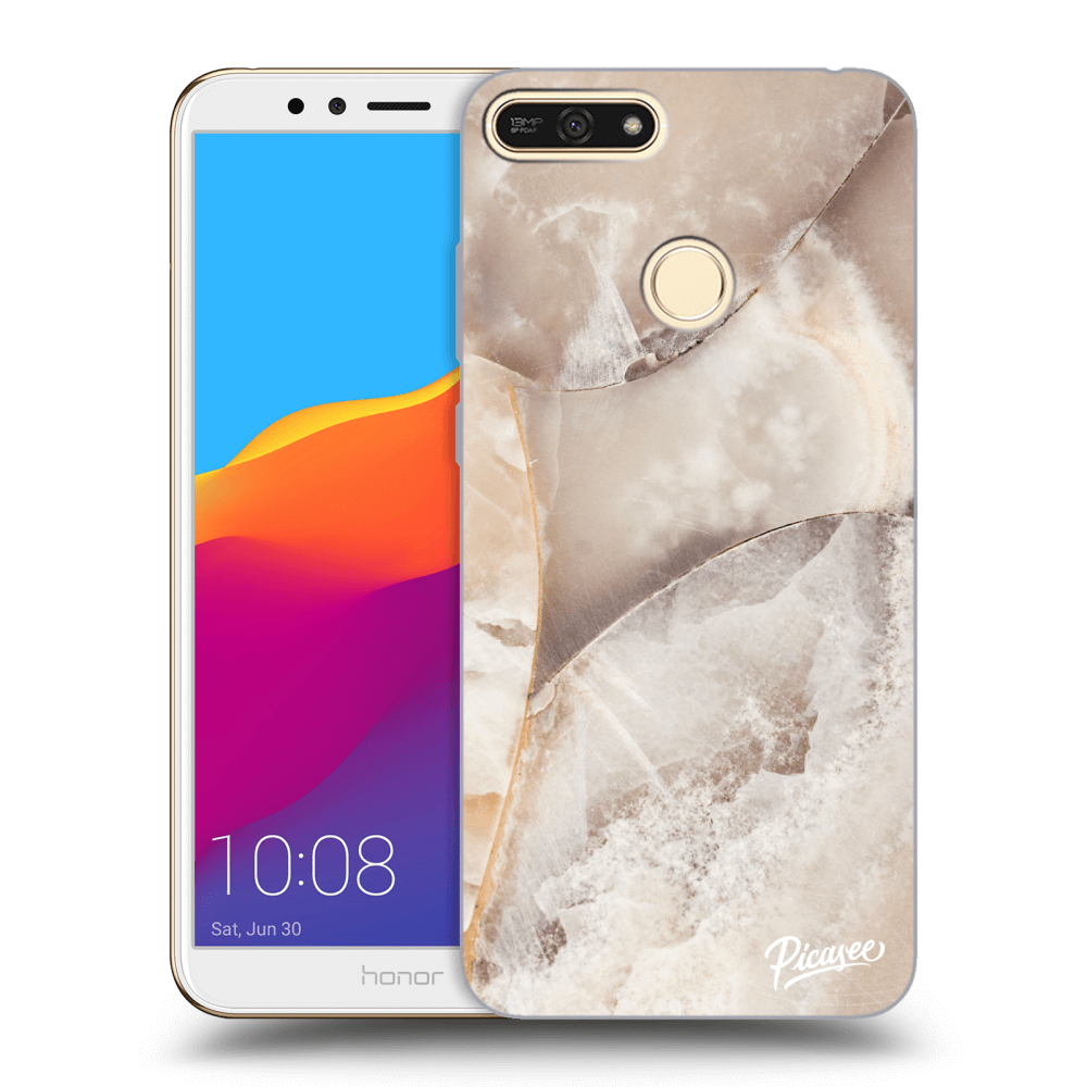 Picasee ULTIMATE CASE pro Honor 7A - Cream marble