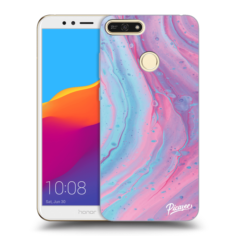 Picasee ULTIMATE CASE pro Honor 7A - Pink liquid