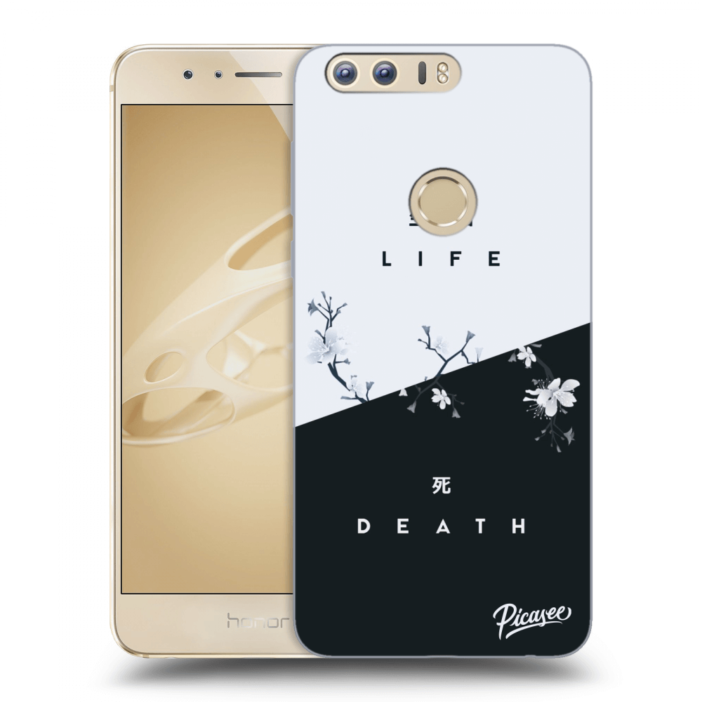 Picasee silikónový prehľadný obal pre Honor 8 - Life - Death