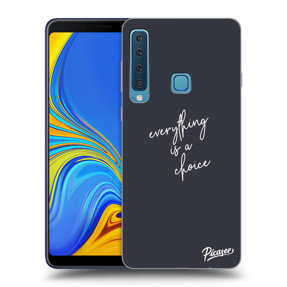 Picasee silikónový čierny obal pre Samsung Galaxy A9 2018 A920F - Everything is a choice