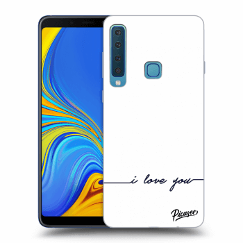 Picasee silikónový čierny obal pre Samsung Galaxy A9 2018 A920F - I love you