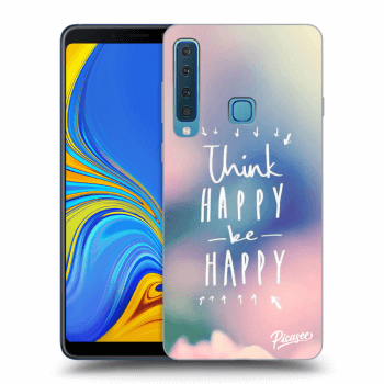 Picasee silikónový prehľadný obal pre Samsung Galaxy A9 2018 A920F - Think happy be happy