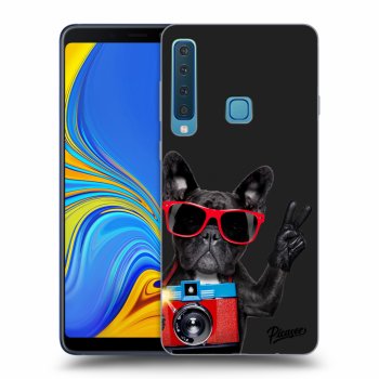 Picasee silikónový čierny obal pre Samsung Galaxy A9 2018 A920F - French Bulldog