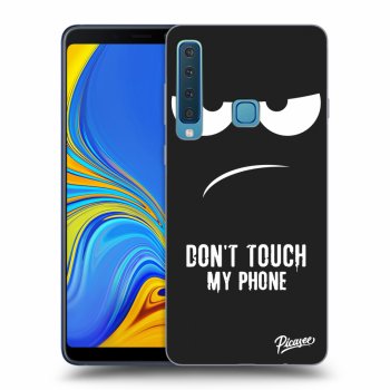 Picasee silikónový čierny obal pre Samsung Galaxy A9 2018 A920F - Don't Touch My Phone