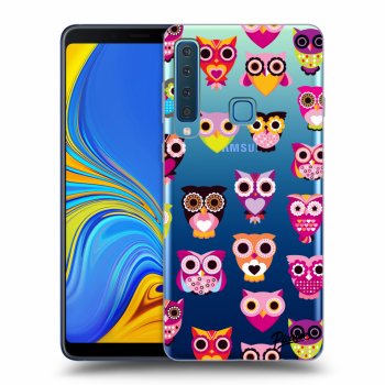Picasee silikónový prehľadný obal pre Samsung Galaxy A9 2018 A920F - Owls