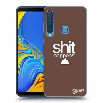 Picasee silikónový prehľadný obal pre Samsung Galaxy A9 2018 A920F - Shit happens