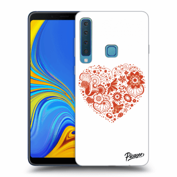 Picasee silikónový prehľadný obal pre Samsung Galaxy A9 2018 A920F - Big heart