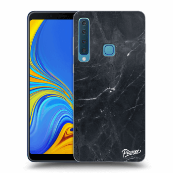 Picasee silikónový čierny obal pre Samsung Galaxy A9 2018 A920F - Black marble