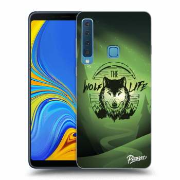 Picasee silikónový čierny obal pre Samsung Galaxy A9 2018 A920F - Wolf life