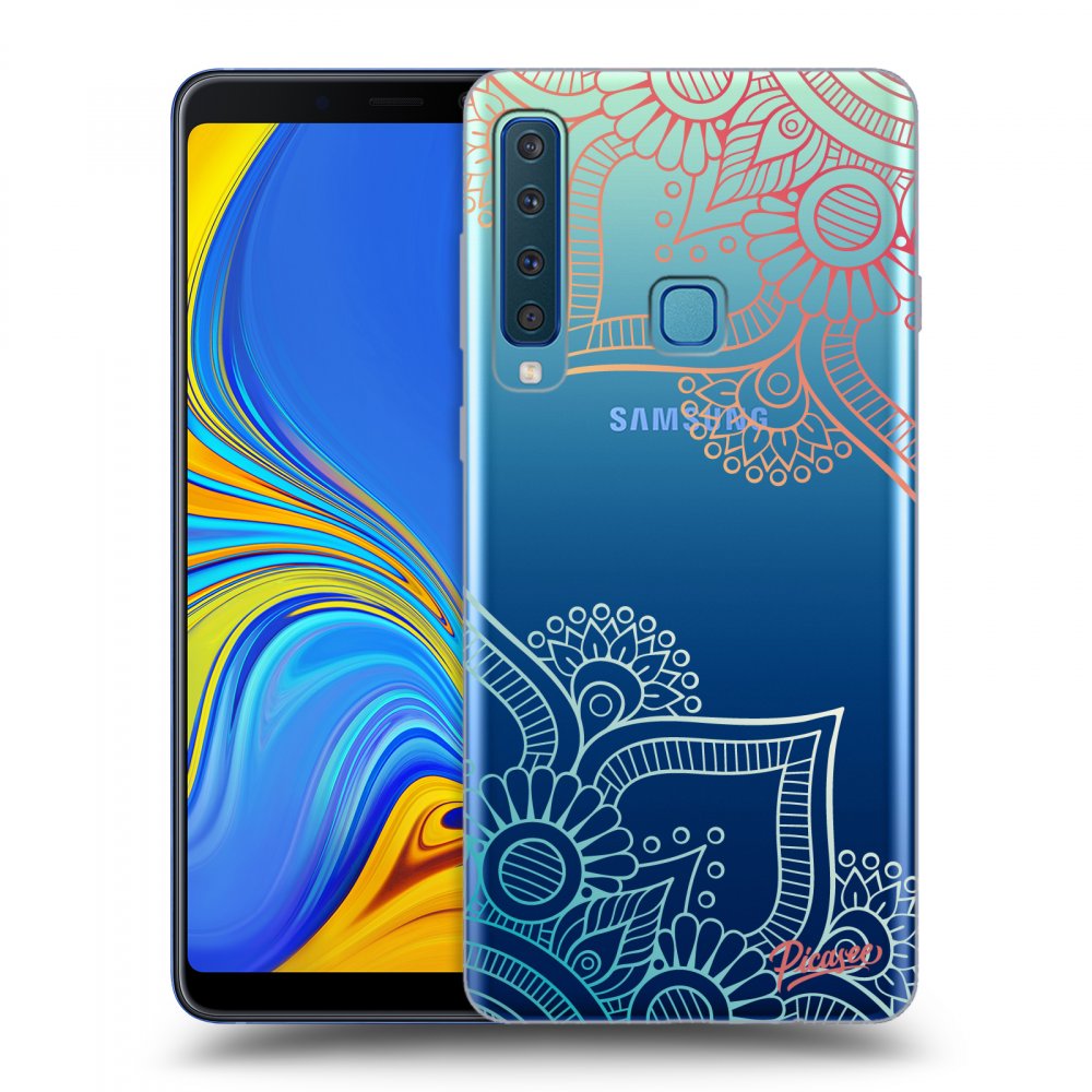 Picasee silikónový prehľadný obal pre Samsung Galaxy A9 2018 A920F - Flowers pattern
