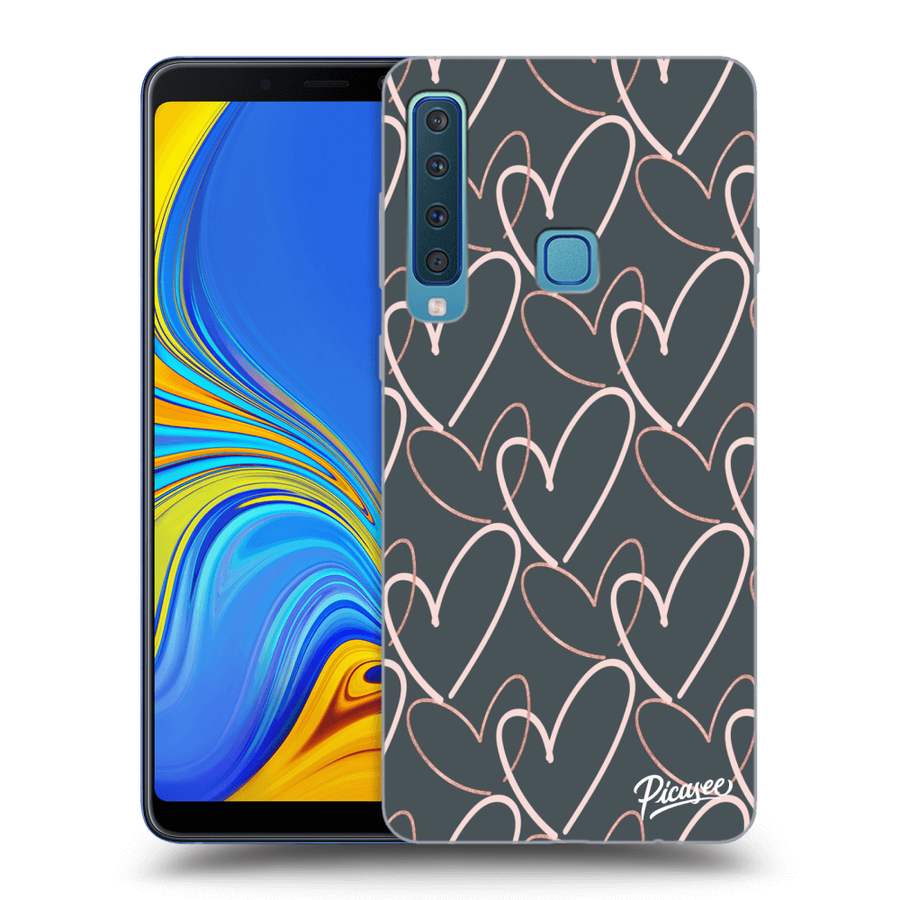 Picasee silikónový prehľadný obal pre Samsung Galaxy A9 2018 A920F - Lots of love