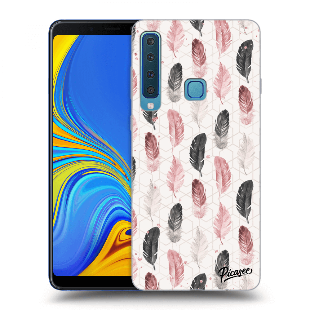 Picasee silikónový prehľadný obal pre Samsung Galaxy A9 2018 A920F - Feather 2
