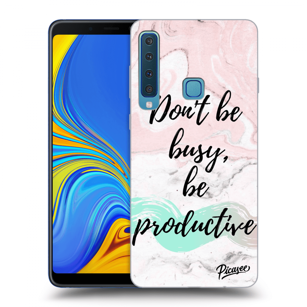 Picasee silikónový prehľadný obal pre Samsung Galaxy A9 2018 A920F - Don't be busy, be productive
