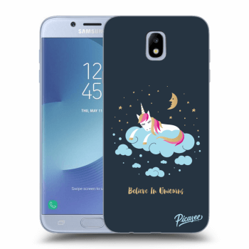 Picasee silikónový prehľadný obal pre Samsung Galaxy J7 2017 J730F - Believe In Unicorns