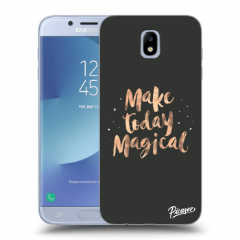 Picasee silikónový prehľadný obal pre Samsung Galaxy J7 2017 J730F - Make today Magical