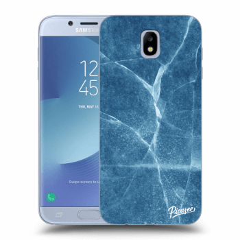 Picasee silikónový prehľadný obal pre Samsung Galaxy J7 2017 J730F - Blue marble
