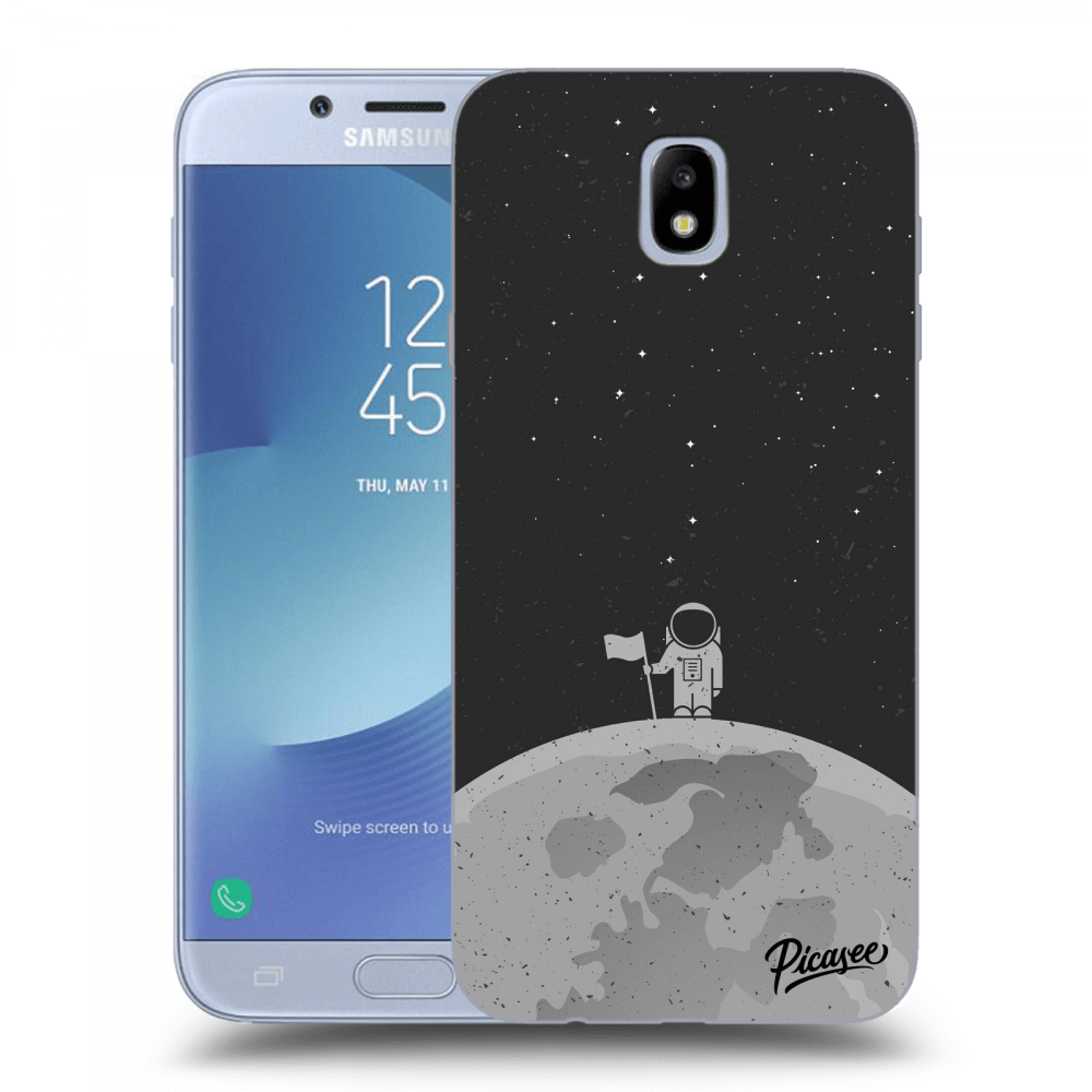 Picasee silikónový prehľadný obal pre Samsung Galaxy J7 2017 J730F - Astronaut
