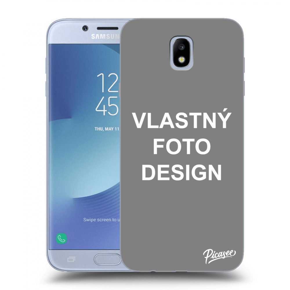 Picasee silikónový prehľadný obal pre Samsung Galaxy J7 2017 J730F - Vlastný fotka/motiv