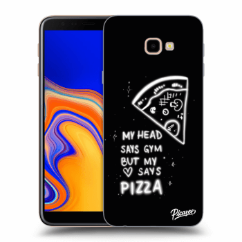 Picasee silikónový prehľadný obal pre Samsung Galaxy J4+ J415F - Pizza