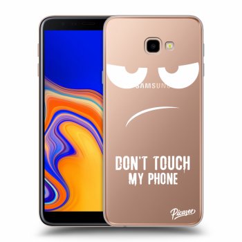 Picasee silikónový prehľadný obal pre Samsung Galaxy J4+ J415F - Don't Touch My Phone