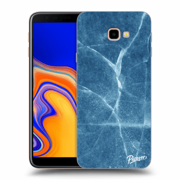 Picasee silikónový prehľadný obal pre Samsung Galaxy J4+ J415F - Blue marble